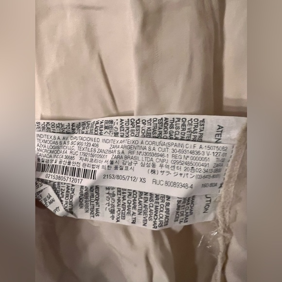 Zara Denim Shirt with Tie Collar - Picture 6 of 6